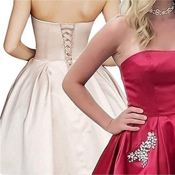 Yellow Homecoming Dress - Picture 3 of 9